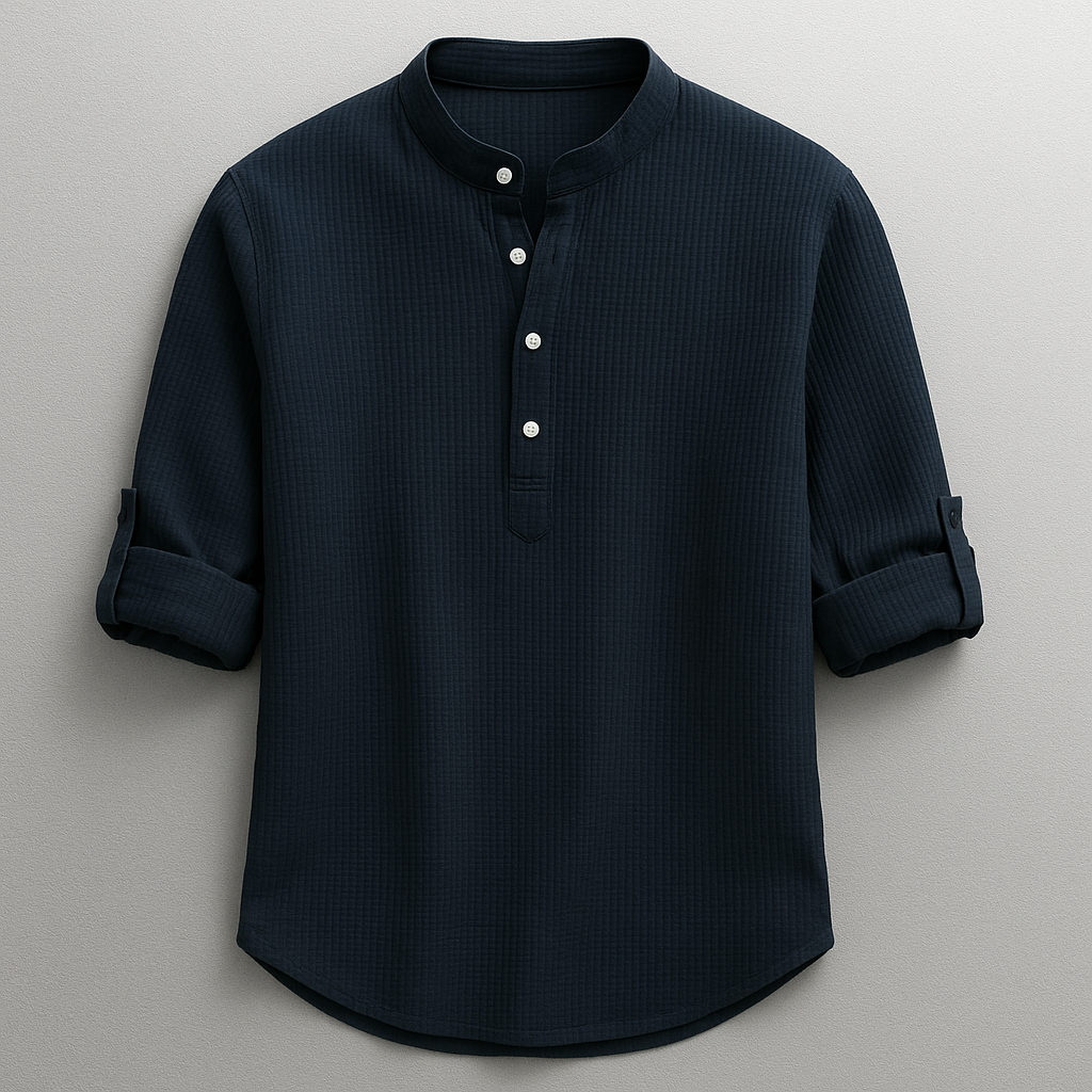 Men's Oxford Long Sleeve Shirt | Button