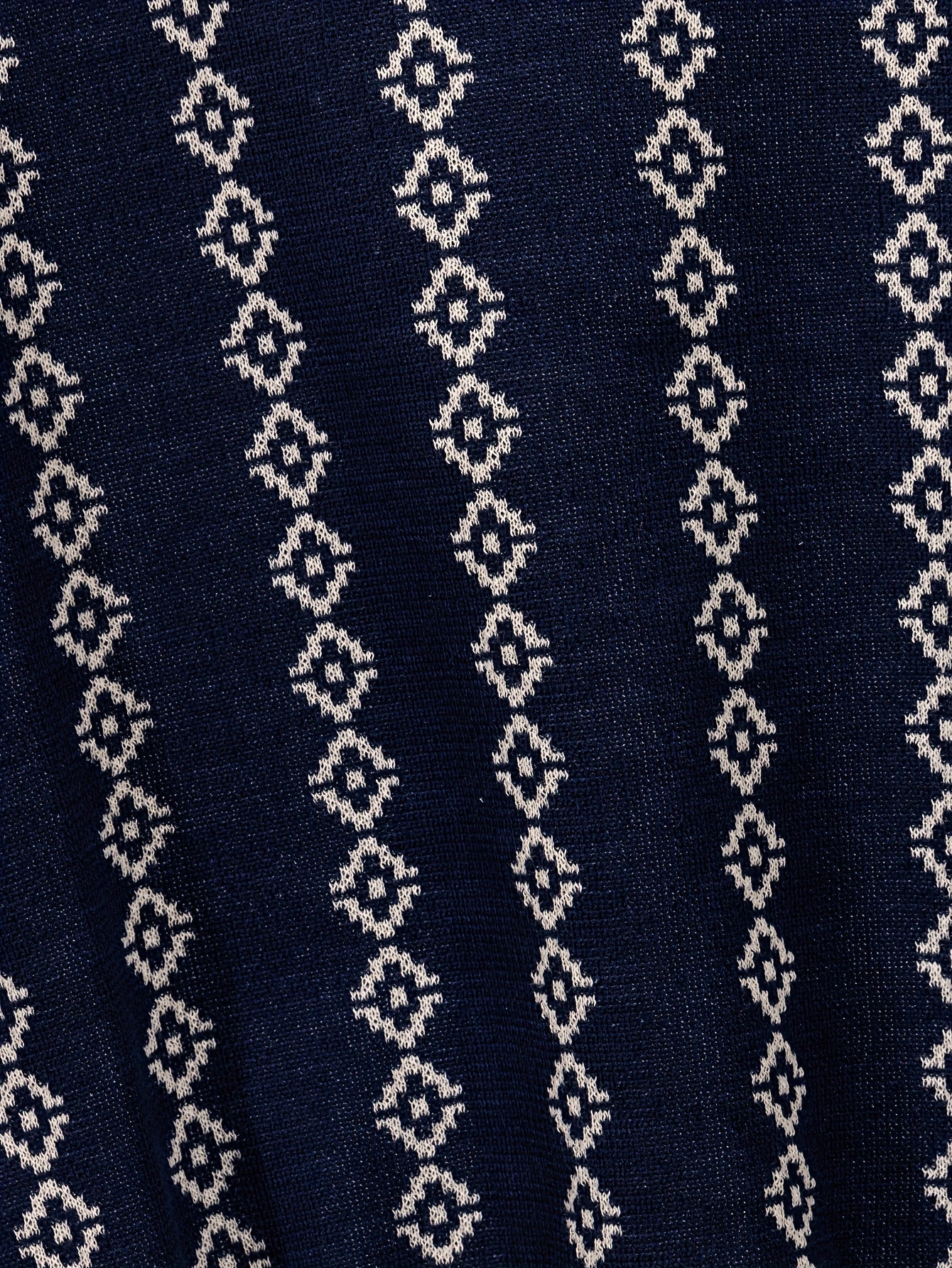 Lancelot Geometric Polo Shirt | V Neck