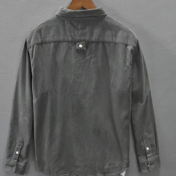 Men's Long Sleeve Shirt | Button-Front