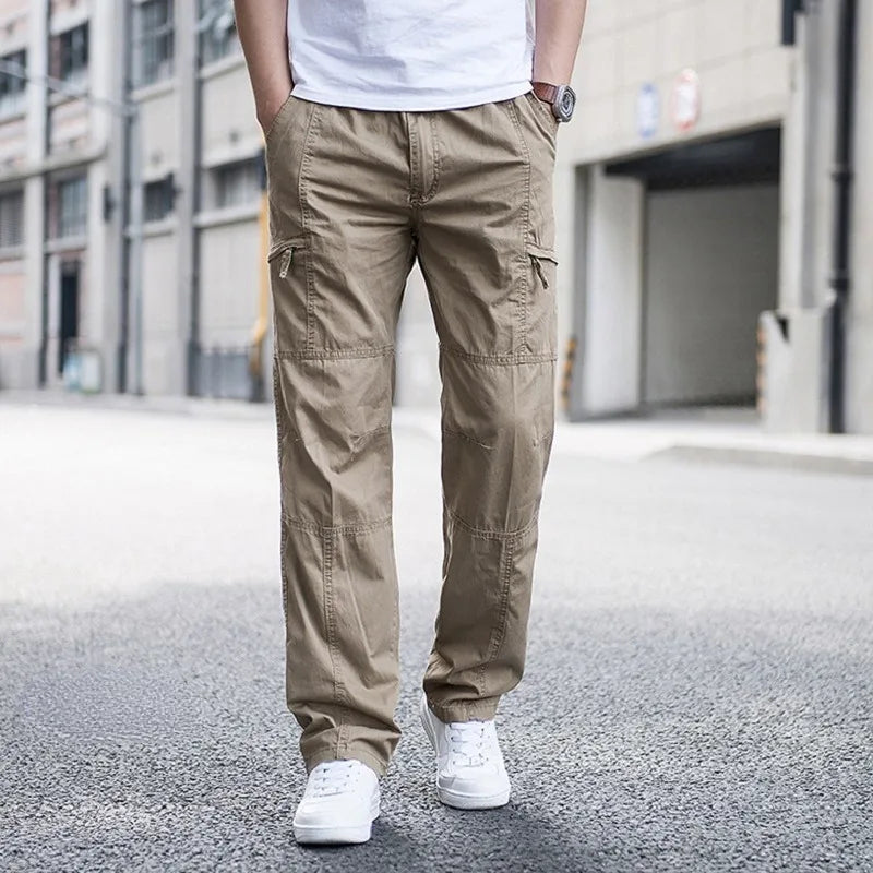 Men's Cargo Trousers | Zip Pockets