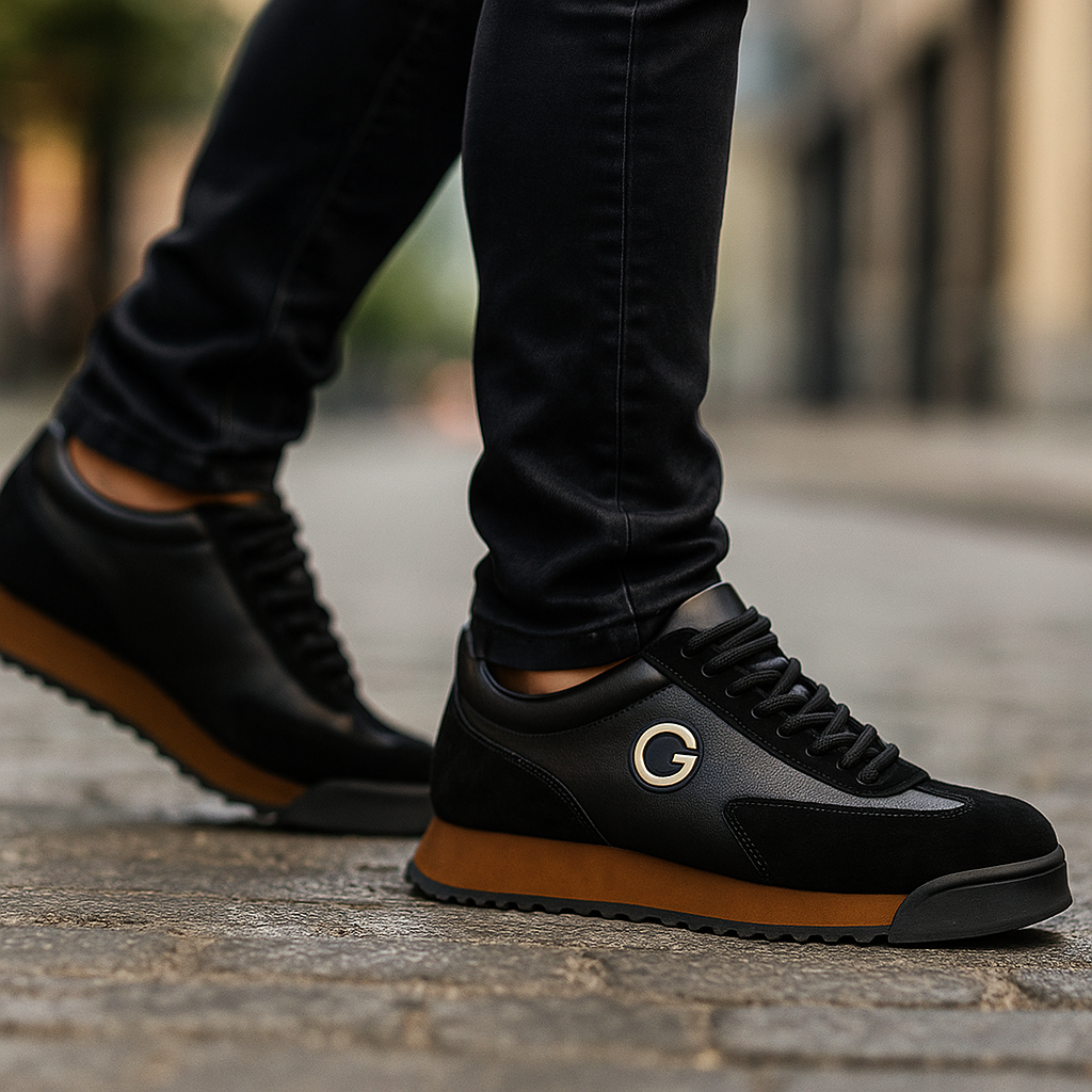 Men's Retro Runner Trainers | Lace Up