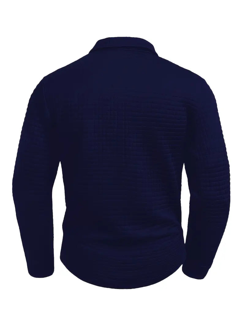 Men's Collar Polo Shirt | Zip Pocket