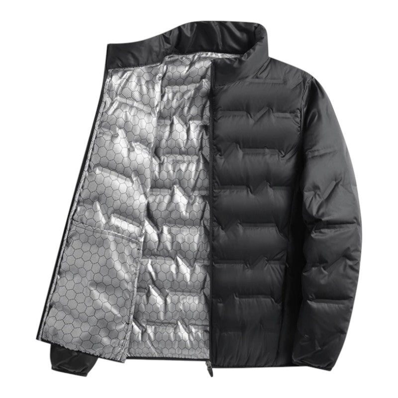 Men's Padded Puffer Jacket | Funnel Neck