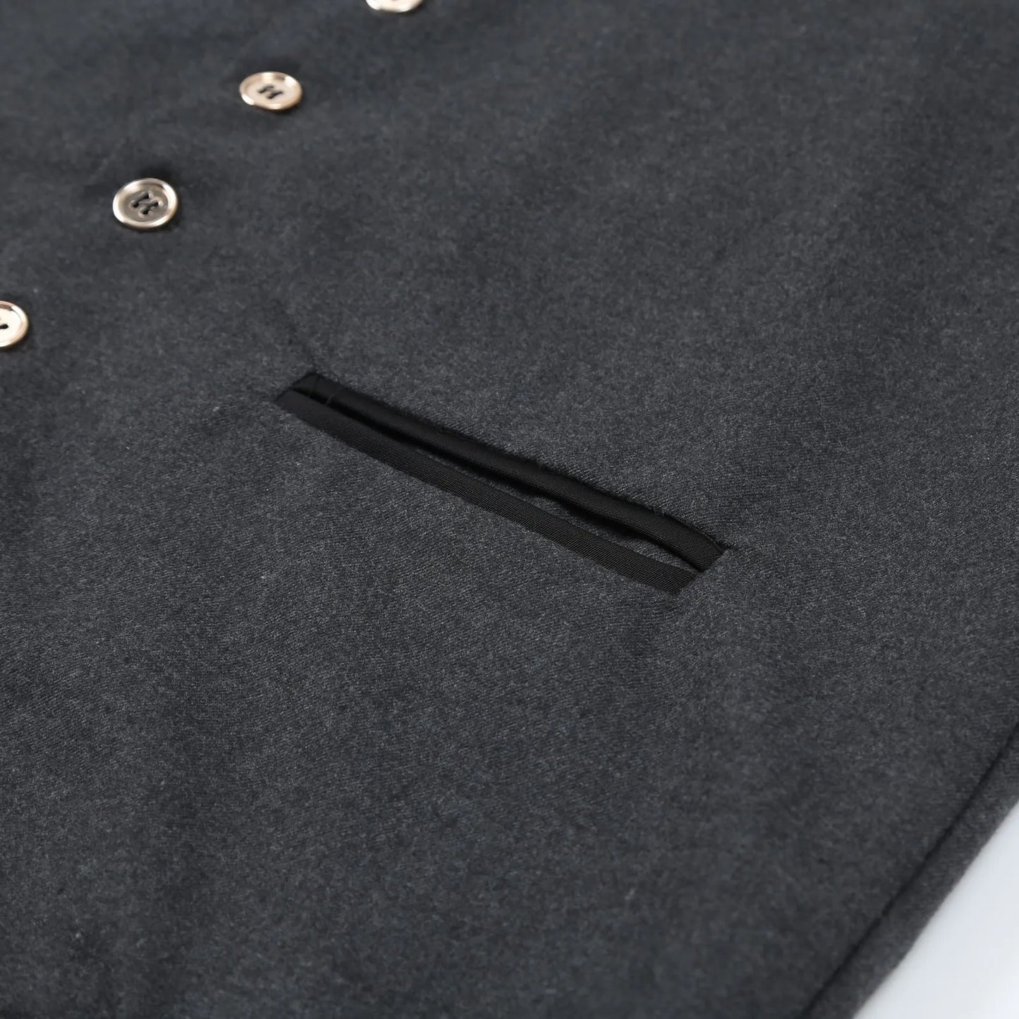 Men's Stand Collar Waistcoat | Button Up