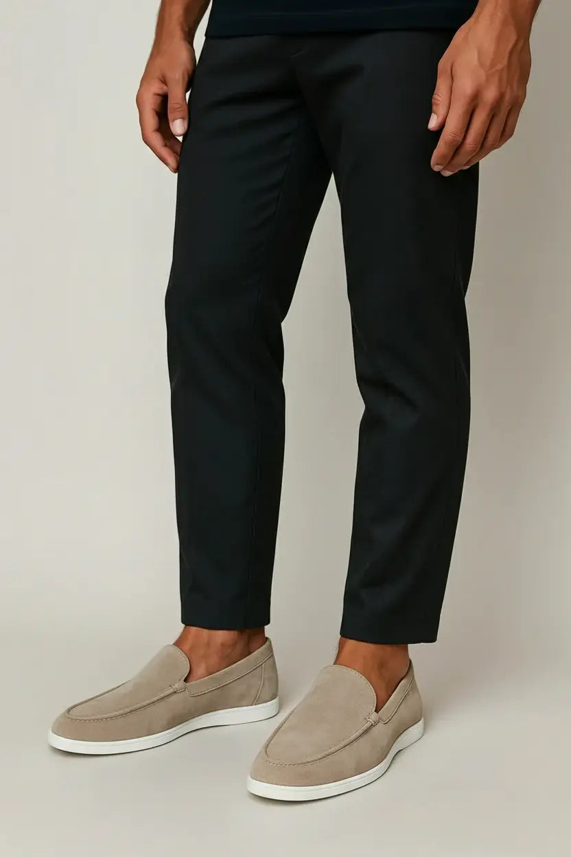 Men's Suede-Look Chunky Loafers | Slip On