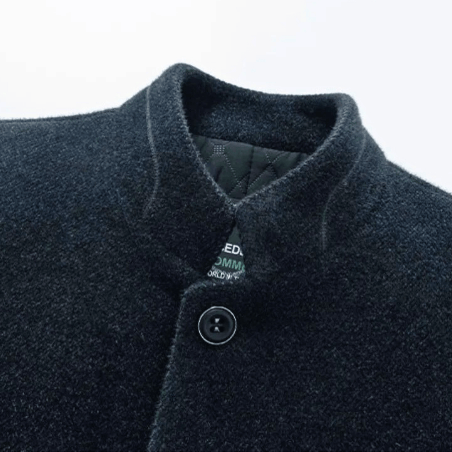 Men's Stand Collar Jacket | Quilted