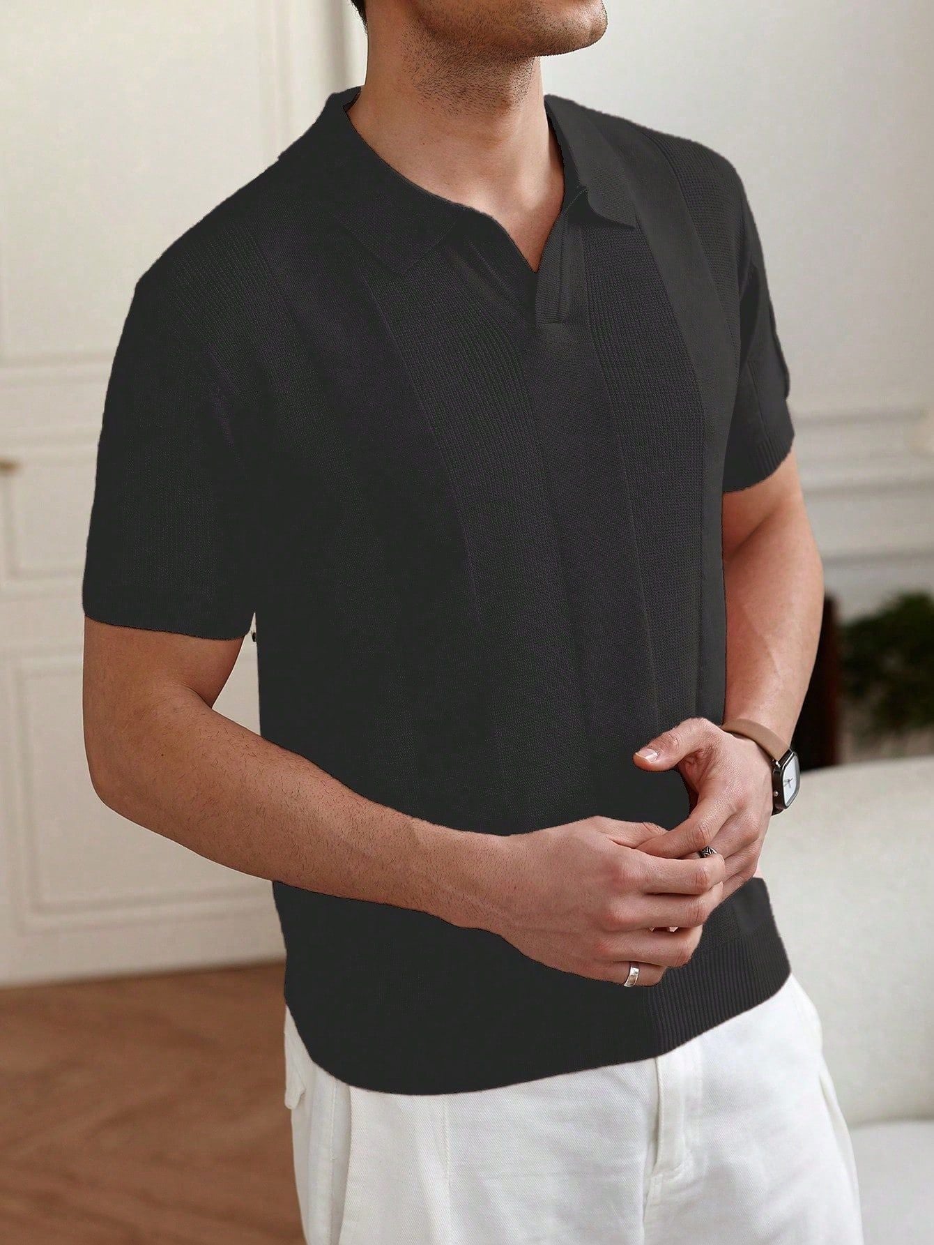 Men's Striped Polo | Short Sleeve