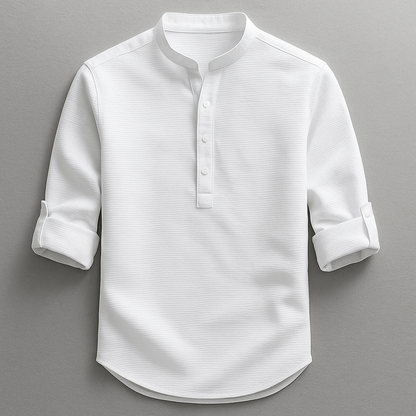 Men's Oxford Long Sleeve Shirt | Button
