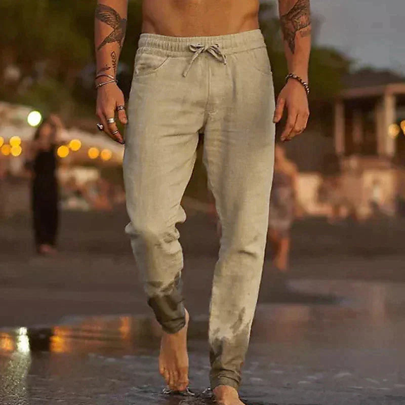Men's Chino Trousers | Cuffed Hem
