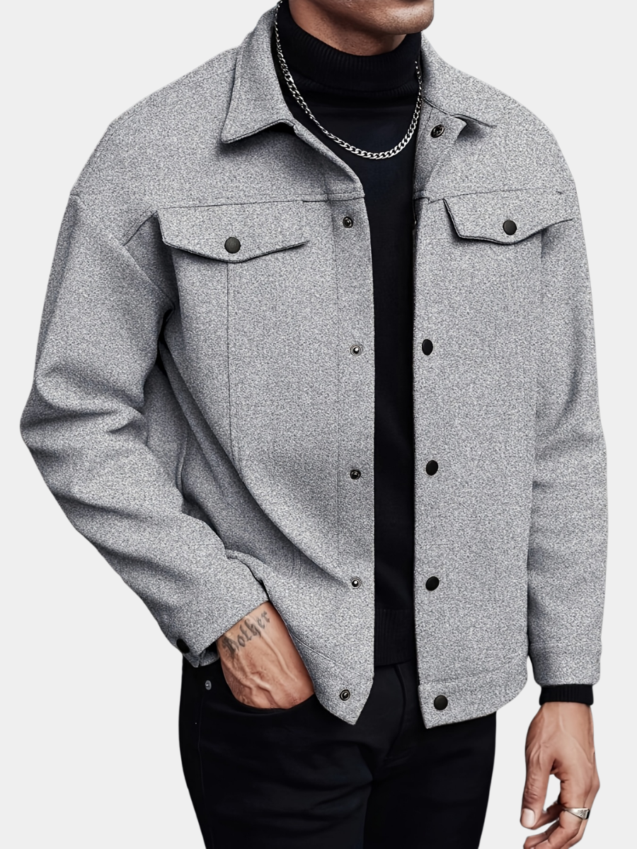 Bertrand Textured Jacket | Button Up