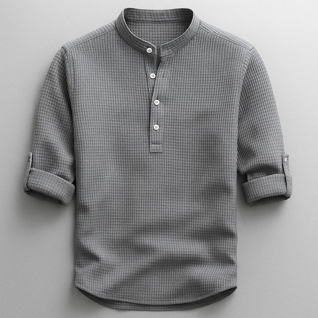 Men's Oxford Long Sleeve Shirt | Button