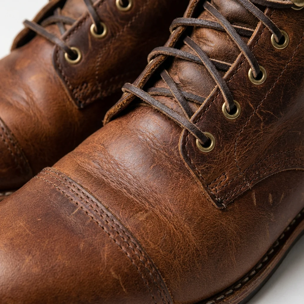 Men's Cap-Toe Lace-Up Boots | Ankle
