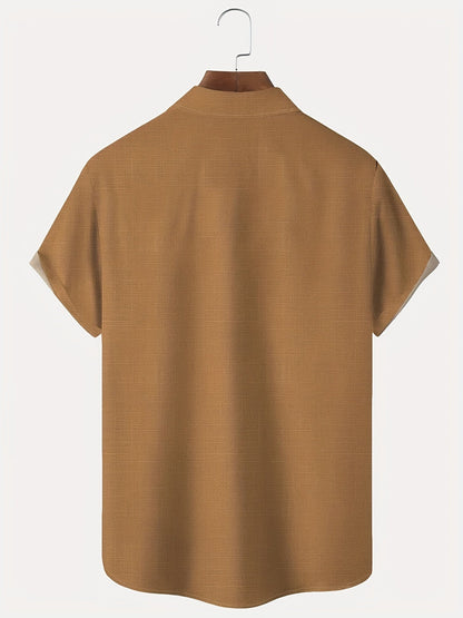 Men's Denim Designer Shirt | Short Sleeve