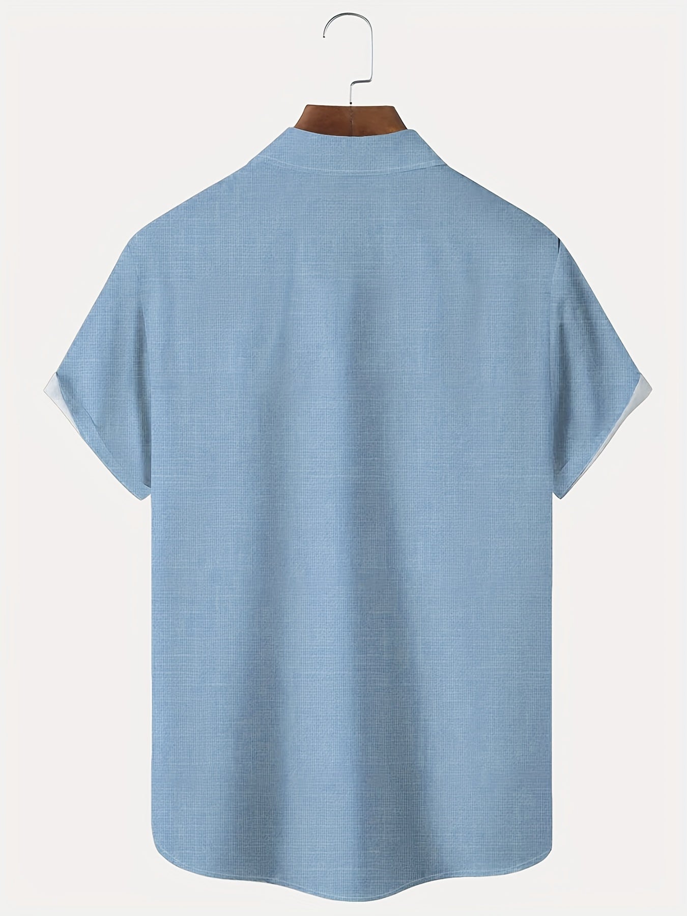 Men's Denim Designer Shirt | Short Sleeve