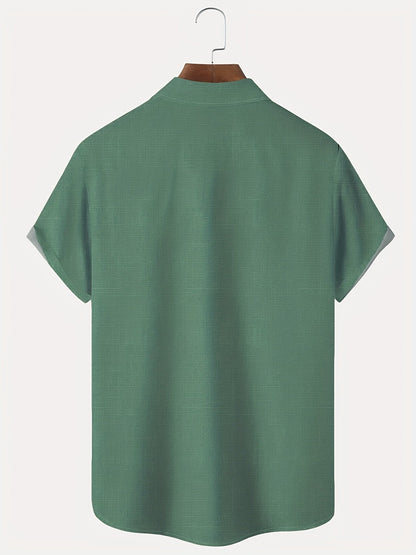 Men's Denim Designer Shirt | Short Sleeve