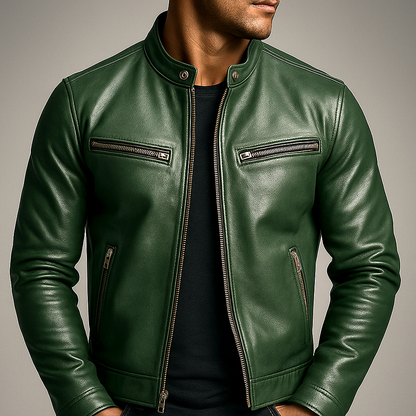 Men's Biker Jacket | Slim Fit