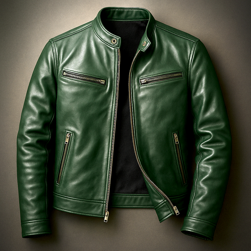 Men's Biker Jacket | Slim Fit