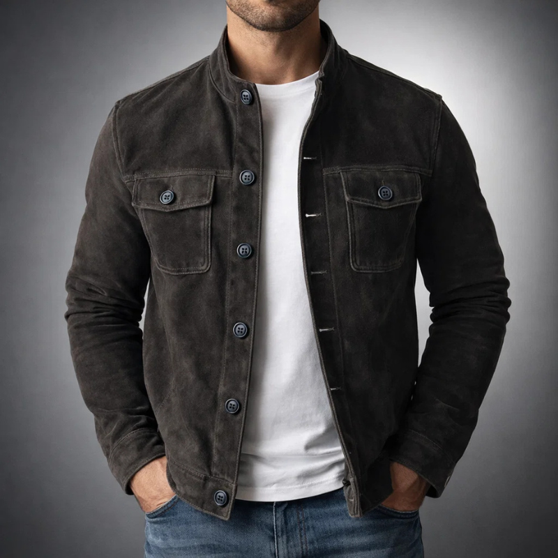 Men's Button-Up Overshirt | Long Sleeve