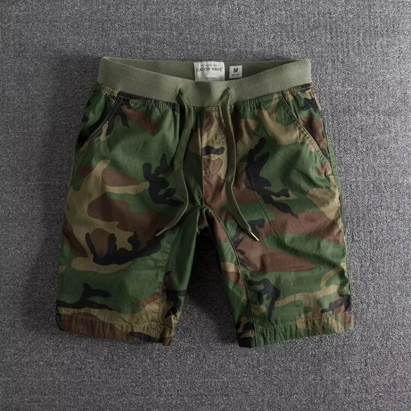 Men's Swim Cargo Shorts | Elastic Waist