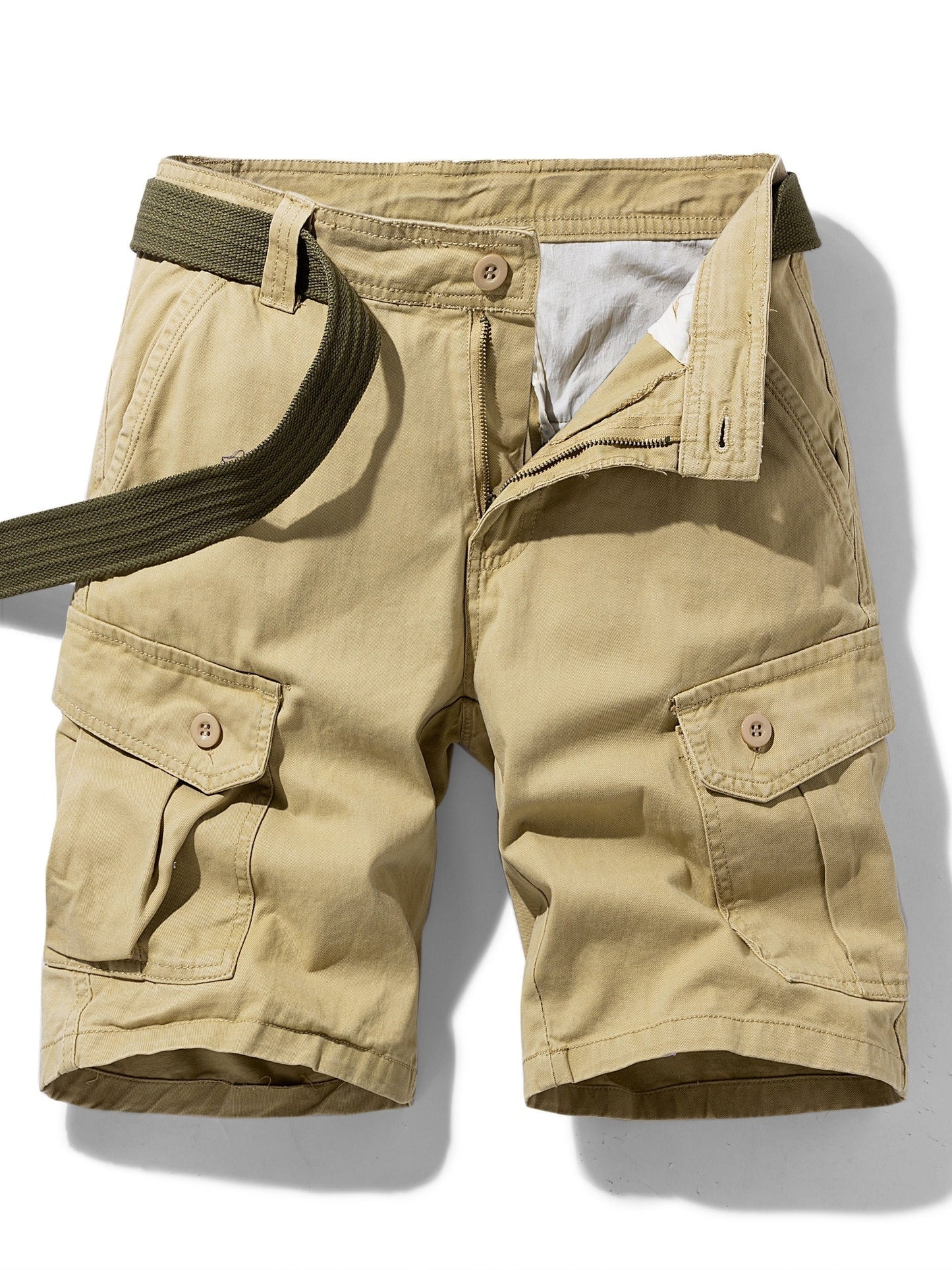 Men's Chino Cargo Shorts | Knee Length