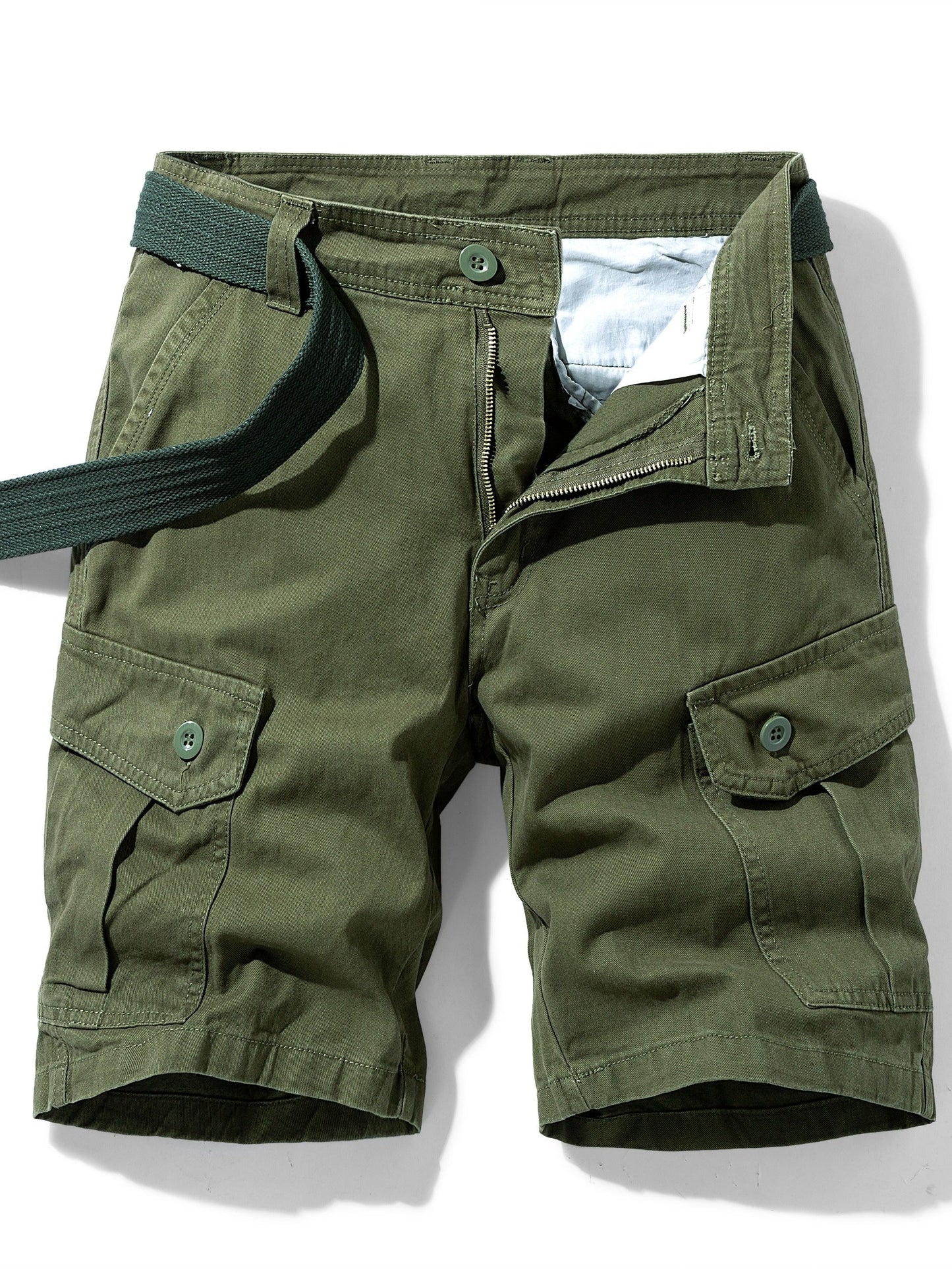 Men's Chino Cargo Shorts | Knee Length