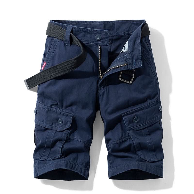 Men's Cargo Button-Pocket Shorts | Zip Fly Belt
