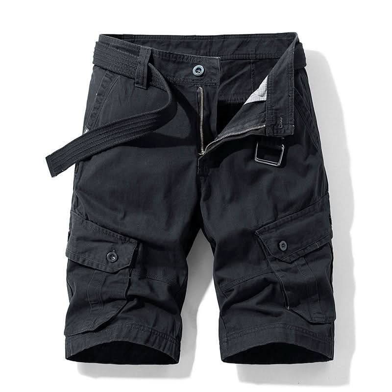 Men's Cargo Button-Pocket Shorts | Zip Fly Belt