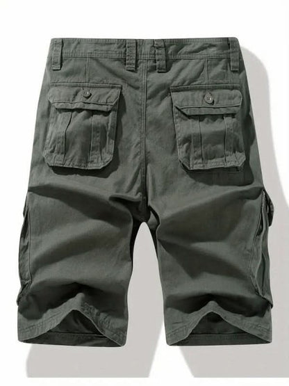 Men's Cargo Button-Pocket Shorts | Zip Fly Belt