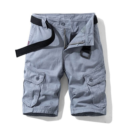 Men's Cargo Button-Pocket Shorts | Zip Fly Belt