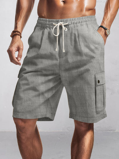Men's Short Cargo Shorts | Snap Pocket