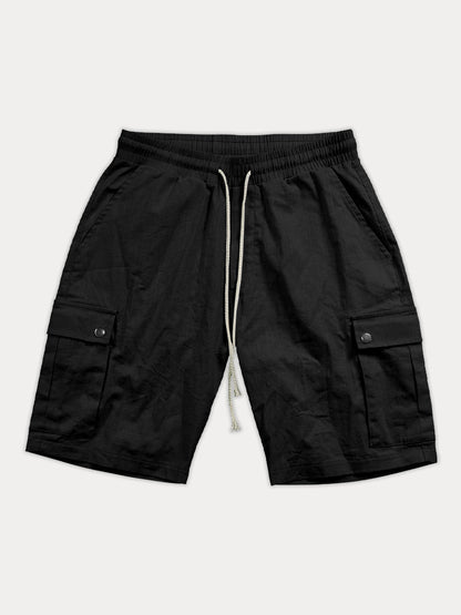 Men's Short Cargo Shorts | Snap Pocket