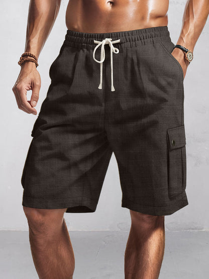 Men's Short Cargo Shorts | Snap Pocket