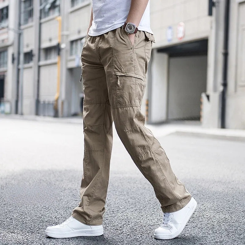 Men's Cargo Trousers | Zip Pockets
