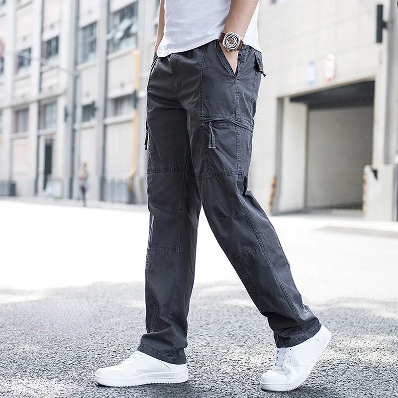 Men's Cargo Trousers | Zip Pockets