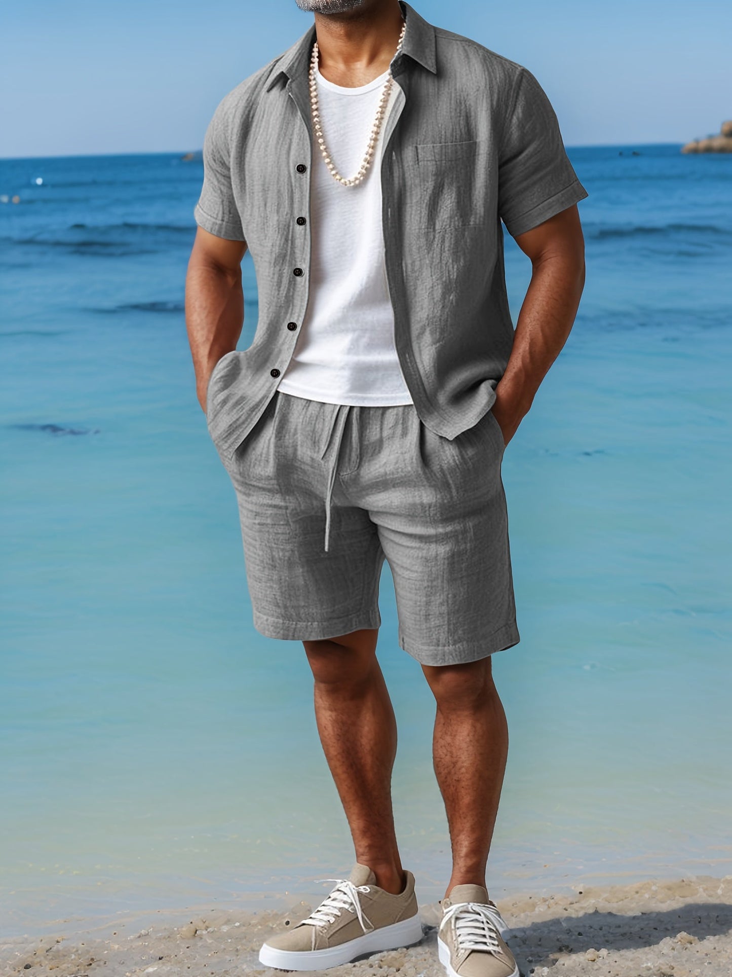 Men's Beach Shorts | Knee Length