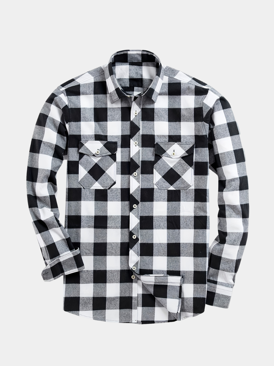 Men's Long Sleeve Shirt | Button Front
