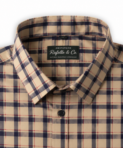 Men's Checked Shirt | Long Sleeve