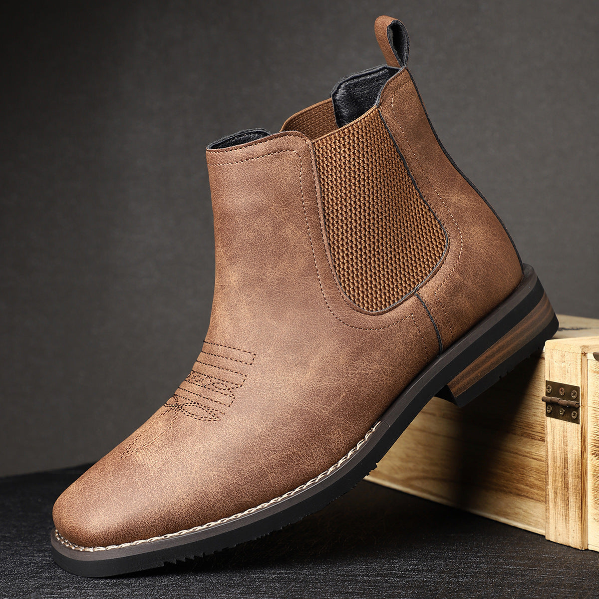 Men's Chelsea Boots | Block Heel