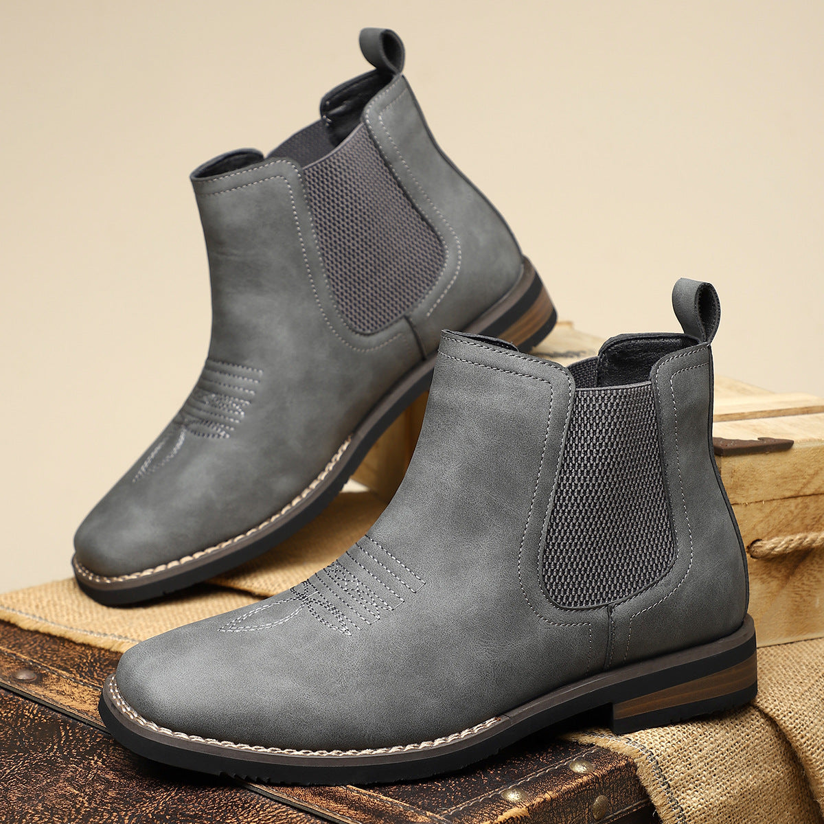 Men's Chelsea Boots | Block Heel
