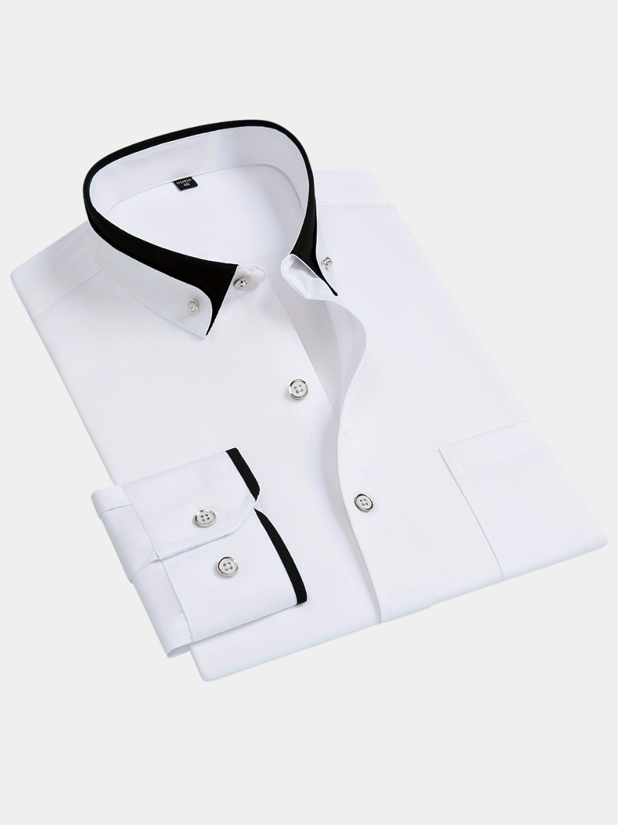 Men's Button Down Collar Shirt | Long Sleeve