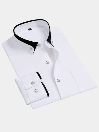 Men's Button Down Collar Shirt | Long Sleeve