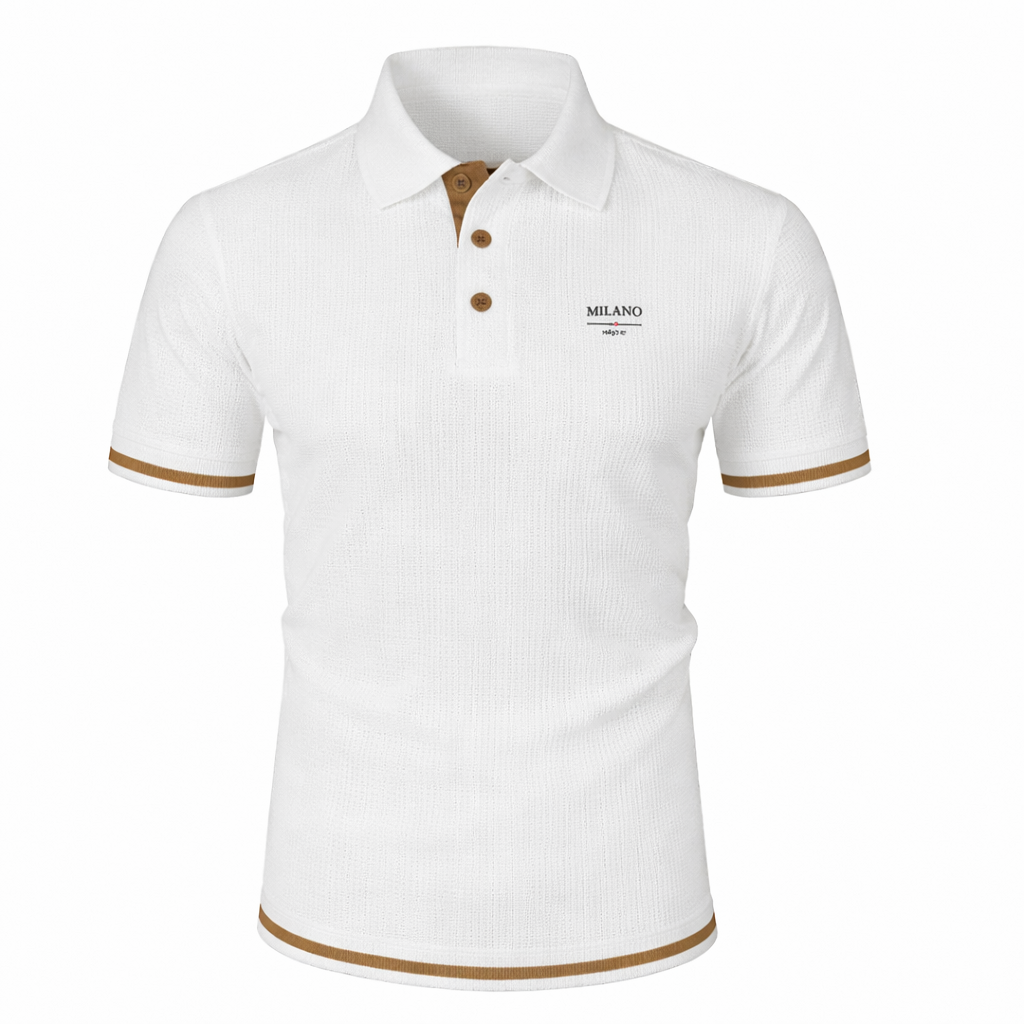 Men's Tipped Polo Shirt | Pique Knit