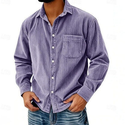 Men's Long Sleeve Shirt | Chest Pocket