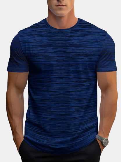 Men's Crew Neck T-Shirt | Curved Hem