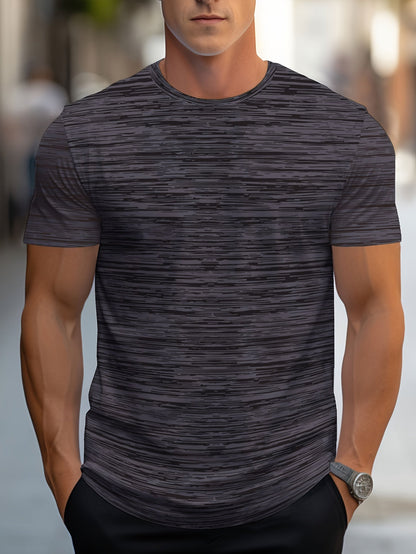 Men's Crew Neck T-Shirt | Curved Hem