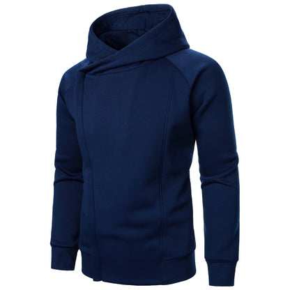 Men's Asymmetric Zip Hoodie | Hooded