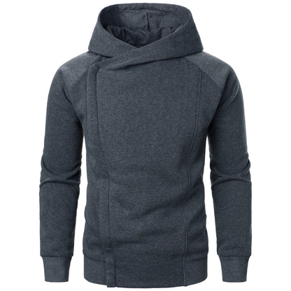 Men's Asymmetric Zip Hoodie | Hooded