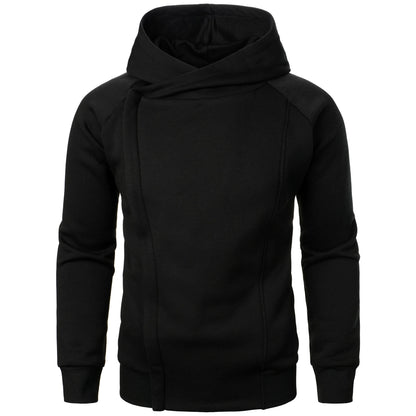 Men's Asymmetric Zip Hoodie | Hooded