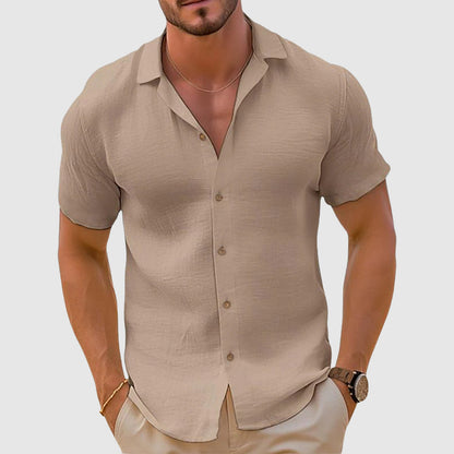 Men's Camp Collar Shirt | Button Front