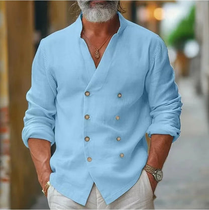 Men's Long Sleeve Shirt | Double Breasted